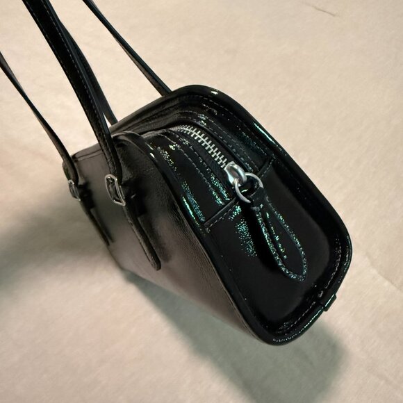 Coach Patent Leather Swing Zip Bag - Picture 8 of 10